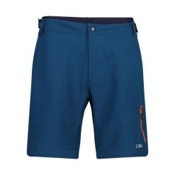 Spodenki męskie rowerowe CMP 30C5967. Niebieskie spodenki rowerowe CMP, m, bez wzorów, trekkingowe. W wyprzedaży za 258.99 zł.