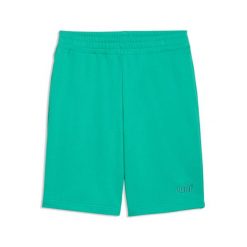 Szorty Puma. Zielone krótkie spodenki sportowe Puma, l, bez wzorów, z materiału. Za 106.99 zł.
