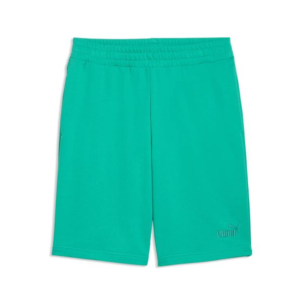 Szorty Puma. Zielone krótkie spodenki sportowe Puma, s, bez wzorów, z materiału. Za 106.99 zł.
