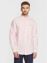 Tommy Jeans Koszula Classic Oxford DM0DM15408 Różowy Classic Fit. Czerwone koszule Tommy Jeans, l, bez wzorów, z bawełny, bez kołnierzyka, bez ramiączek. Za 379.99 zł.