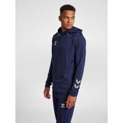 Bluza z kapturem Hummel hmlLEAD poly. Niebieskie bluzy z kapturem Hummel, s, bez wzorów, z kapturem. W wyprzedaży za 188.50 zł.
