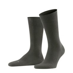 Skarpety Falke Sensitive London. Zielone skarpety Falke, bez wzorów, z bawełny. Za 119.50 zł.
