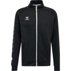Kurtka Hummel hmlMOVE GRID COT.ZIP JACKET. Czarne kurtki Hummel, xl, bez wzorów, bez kaptura. Za 218.00 zł.