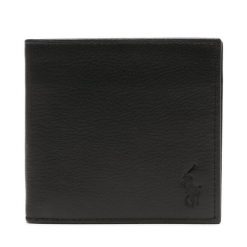 Portfel męski Polo Ralph Lauren. Czarne portfele Polo Ralph Lauren, bez wzorów. Za 339.99 zł.