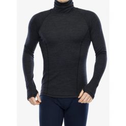Bluza termoaktywna męska Sensor Merino Bold Tee LS Roll Neck. Szare bielizna termoaktywna Sensor, m, bez wzorów, z dzianiny, bez ramiączek, trekkingowe. Za 417.99 zł.