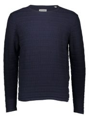 Jack & Jones Sweter "Duke" w kolorze granatowym rozmiar: XXL. Niebieskie swetry nierozpinane Jack & Jones, xxl, bez wzorów, bez kołnierzyka, bez ramiączek. Za 86.99 zł.