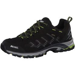 Buty turystyczne męskie Meindl Caribe z membraną Gore-Tex. Czarne buty trekkingowe MEINDL, bez wzorów, z gore-texu, bez zapięcia, trekkingowe, gore-tex. Za 849.00 zł.
