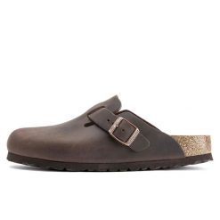 Klapki Birkenstock Boston Leoi Dorosłych. Brązowe klapki Birkenstock. Za 549.00 zł.