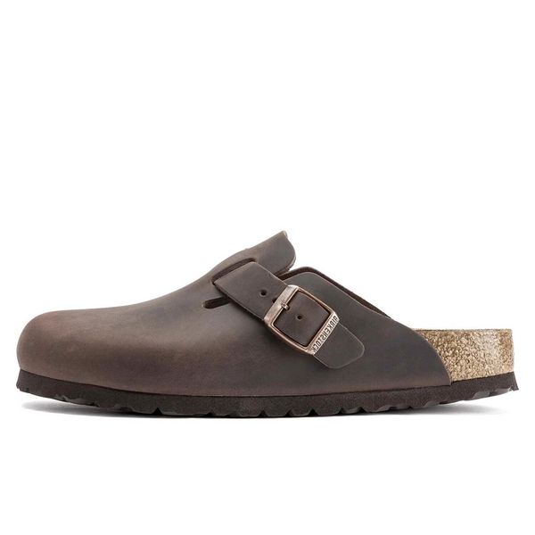 Klapki Birkenstock Boston Leoi Dorosłych. Brązowe klapki Birkenstock. Za 549.00 zł.