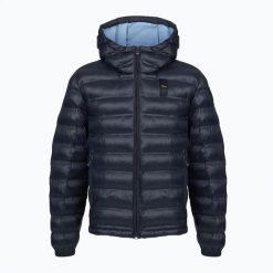 Kurtka męska Blauer USA Charles. Niebieskie kurtki Blauer, l, bez wzorów, z materiału, bez kaptura. Za 1,249.00 zł.