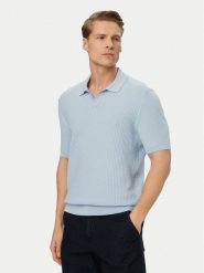 BOSS Polo H-Natalo 50561613 Niebieski Regular Fit. Niebieskie koszulki polo Boss, l, bez wzorów, z bawełny, bez kołnierzyka, bez ramiączek. Za 679.99 zł.
