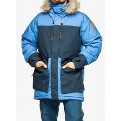 Kurtka zimowa męska Fjallraven Polar Expedition Parka. Niebieskie bluzy z polaru Fjällräven, na zimę, m, bez wzorów, z polaru, bez kaptura. Za 3,968.99 zł.