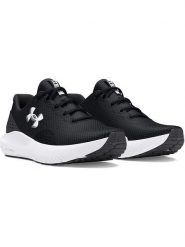 Under Armour Buty "Charged Surge 4" w kolorze czarnym do biegania rozmiar: 42,5. Czarne buty do biegania Under Armour, bez wzorów, z gumy, do biegania. Za 180.06 zł.
