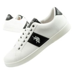 Buty trampki sneakersy męskie U.S. Polo Assn. Białe trampki U.S. Polo Assn., m, bez wzorów, bez zapięcia. Za 169.00 zł.