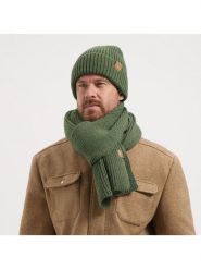 TRAVELIN' Szal w kolorze khaki rozmiar: onesize. Brązowe szaliki Travelin', bez wzorów, ze skóry. Za 165.99 zł.