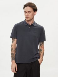 Pepe Jeans Polo New Oliver Gd PM542099 Granatowy Regular Fit. Niebieskie koszulki polo Pepe Jeans, m, bez wzorów, z bawełny, bez kołnierzyka, bez ramiączek. Za 129.99 zł.