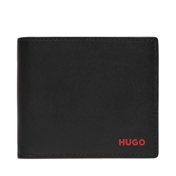 Portfel HUGO. Czarne portfele Hugo, bez wzorów. Za 349.99 zł.