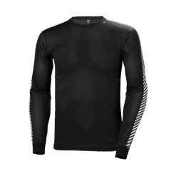 Bluza Helly Hansen lifa stripe crew. Czarne bluzy Helly Hansen, m, bez wzorów, bez kaptura. W wyprzedaży za 171.55 zł.