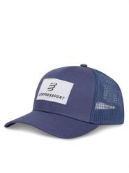 Compressport Czapka z daszkiem XHWU6985125TU Granatowy. Niebieskie czapki z daszkiem Compressport, bez wzorów, z bawełny. Za 99.99 zł.