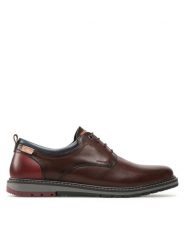 Pikolinos Półbuty M8J-4183 Brązowy. Brązowe eleganckie półbuty Pikolinos, bez wzorów, ze skóry, bez obcasa, bez zapięcia. Za 519.99 zł.