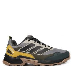 Trekkingi adidas. Szare buty trekkingowe Adidas, bez wzorów, bez zapięcia. Za 399.99 zł.