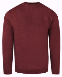Miękka i Wygodna Męska Bluza - Pako Jeans - Bordowa. Czerwone bluzy Pako Jeans, l, bez wzorów, z bawełny, bez kaptura. Za 129.00 zł.