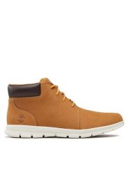 Timberland Trzewiki Graydon Chukka Basic TB0A412S2311 Brązowy. Brązowe botki sznurowane Timberland, bez wzorów, z nubiku, bez obcasa, bez zapięcia. Za 441.95 zł.