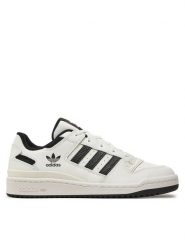 Adidas Sneakersy Forum Low Cl IH7830 Biały. Białe buty sportowe casual Adidas, bez wzorów, ze skóry, bez zapięcia. Za 399.99 zł.