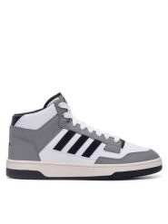Adidas Sneakersy RAPID COURT MID W JP5866 Szary. Szare buty sportowe casual Adidas, bez wzorów, ze skóry, bez zapięcia. Za 239.99 zł.