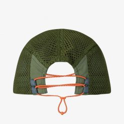 Czapka Buff 5 Panels Air Cap Saret Military. Zielone czapki z daszkiem Buff, bez wzorów, z materiału. Za 164.99 zł.