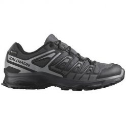 Buty trekkingowe męskie Salomon Extegra Gtx. Czarne buty trekkingowe Salomon, bez wzorów, z materiału, bez zapięcia, trekkingowe. Za 519.00 zł.