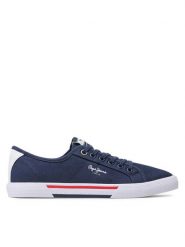 Pepe Jeans Tenisówki Brady Men Basic PMS30816 Granatowy. Niebieskie trampki Pepe Jeans, m, bez wzorów, bez zapięcia. Za 179.99 zł.