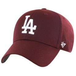 Czapka z daszkiem dla dorosłych 47 Brand Los Angeles Dodgers Cap. Niebieskie czapki z daszkiem 47 Brand, bez wzorów, z wełny. Za 164.00 zł.
