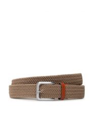 Jack&Jones Pasek Męski Jacspring Woven Belt Noos12118114 Beżowy. Brązowe paski Jack&Jones, bez wzorów, z materiału. Za 99.99 zł.