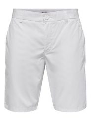Only & Sons Szorty materiałowe Skal 22034682 Écru Slim Fit. Szorty Only & Sons, m, bez wzorów, z bawełny. Za 89.99 zł.
