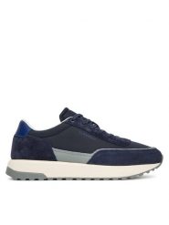 Calvin Klein Sneakersy Low Top Lace Up Repreve Mix HM0HM01714 Granatowy. Niebieskie buty sportowe casual CALVIN KLEIN, bez wzorów, ze skóry, bez zapięcia. Za 359.99 zł.