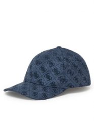 Guess Czapka z daszkiem AM9581 POL01 Granatowy. Niebieskie czapki z daszkiem Guess, z aplikacjami, z materiału. Za 199.99 zł.