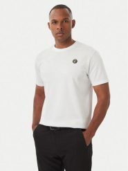 Beverly Hills Polo Club T-Shirt M1631-HR Biały Regular Fit. Białe koszulki polo Beverly Hills Polo Club, m, bez wzorów, z bawełny, bez kołnierzyka, bez ramiączek. Za 177.99 zł.