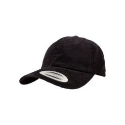 Czapka Flexfit low profile corduroy dad. Czarne czapki z daszkiem FLEXFIT, bez wzorów. Za 117.50 zł.