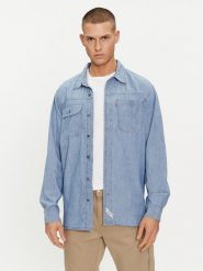 Levi's® Koszula jeansowa Auburn Worker A7224-0001 Niebieski Relaxed Fit. Niebieskie koszule m, bez wzorów, z bawełny, bez kołnierzyka, bez ramiączek. Za 269.99 zł.