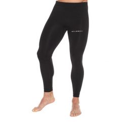 Legginsy do biegania męskie Brubeck Running Force. Czarne legginsy długie sportowe Brubeck, m, bez wzorów, z elastanu, do biegania. Za 172.54 zł.