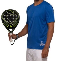 Niebieska koszulka dla dorosłych Vibor-a Kait. Czerwone t-shirty sportowe VIBORA, bez wzorów, z materiału, bez ramiączek. Za 160.99 zł.