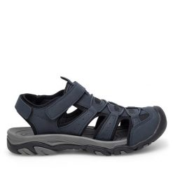 Sandały Lanetti. Niebieskie sandały Lanetti, bez zapięcia. Za 149.99 zł.