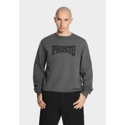 Bluza sportowa męska Prosto College bez kaptura. Czarne bluzy bez kaptura Prosto., m, bez wzorów, bez kaptura. Za 249.99 zł.