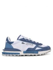 Lacoste Sneakersy Elite Active 51SMA0142 Niebieski. Niebieskie buty sportowe casual LACOSTE, bez wzorów, ze skóry, bez zapięcia. Za 653.99 zł.