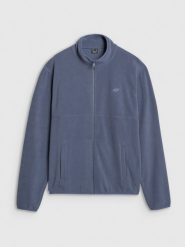 4F Polar regular ze stójką męski - oliwkowy L. Brązowe bluzy z polaru 4F, na zimę, l, bez wzorów, z dzianiny, bez kaptura. Za 129.99 zł.