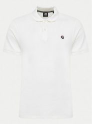Petrol Industries Polo M-1040-POL002 Beżowy Slim Fit. Brązowe koszulki polo Petrol Industries, m, bez wzorów, z bawełny, bez kołnierzyka, bez ramiączek. Za 79.99 zł.