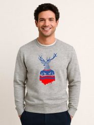 WOOOP Bluza w kolorze szarym rozmiar: M. Szare bluzy Wooop, m, bez wzorów, z bawełny, bez kaptura. Za 108.95 zł.