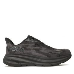 Buty do biegania Hoka. Czarne buty do biegania HOKA, bez wzorów, bez zapięcia, do biegania. Za 499.99 zł.