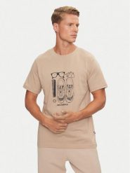 New Balance T-Shirt Sport Essentials Graphic MT43902DRW Beżowy Regular Fit. Brązowe t-shirty sportowe New Balance, bez wzorów, z bawełny, bez ramiączek. Za 79.99 zł.